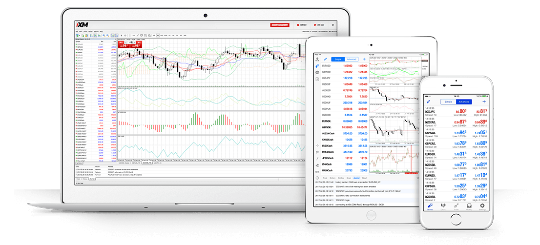 MT4، MT5، XM WebTrader