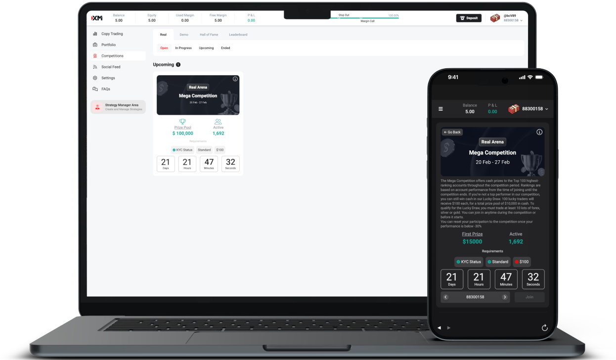 XM Competitions | Win Big Cash Prizes or a Funded Account